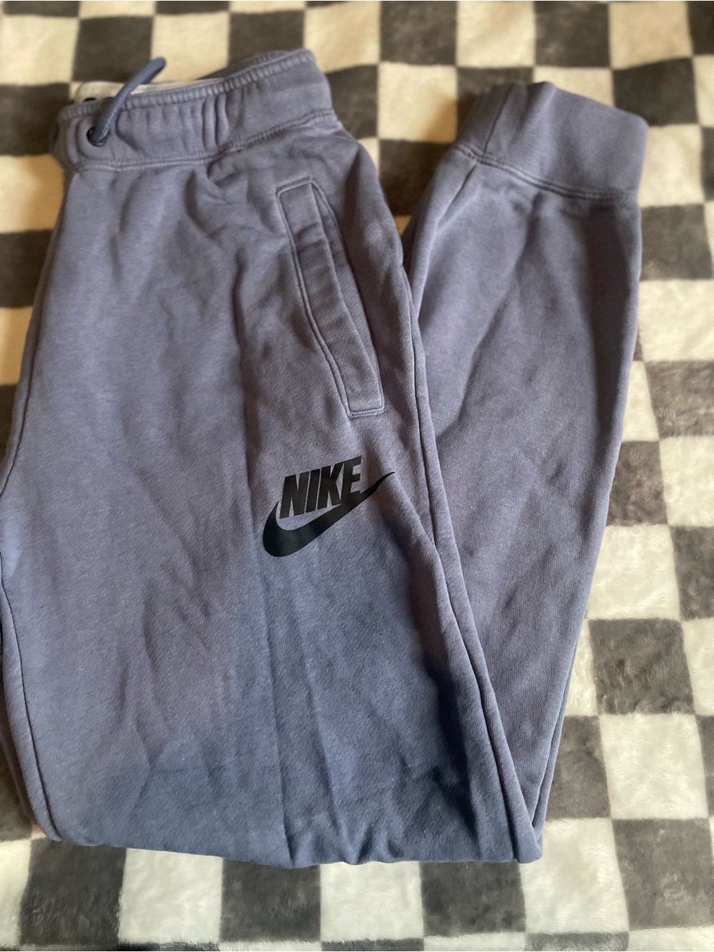 Nike Woman Purple Fleece Jogger Pants